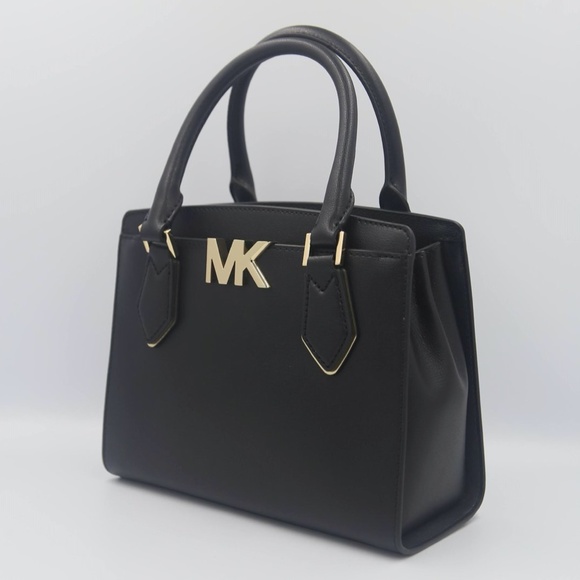 Michael Kors Mott Large Satchel Leather Bag - Picture 2 of 5